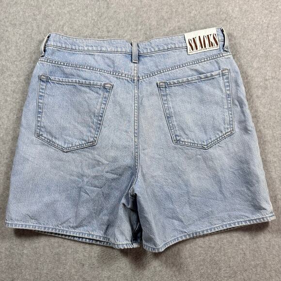 Mother SNACKS Pleated Fun Dip Shorts Just a Nibble Size 32 - Picture 2 of 14